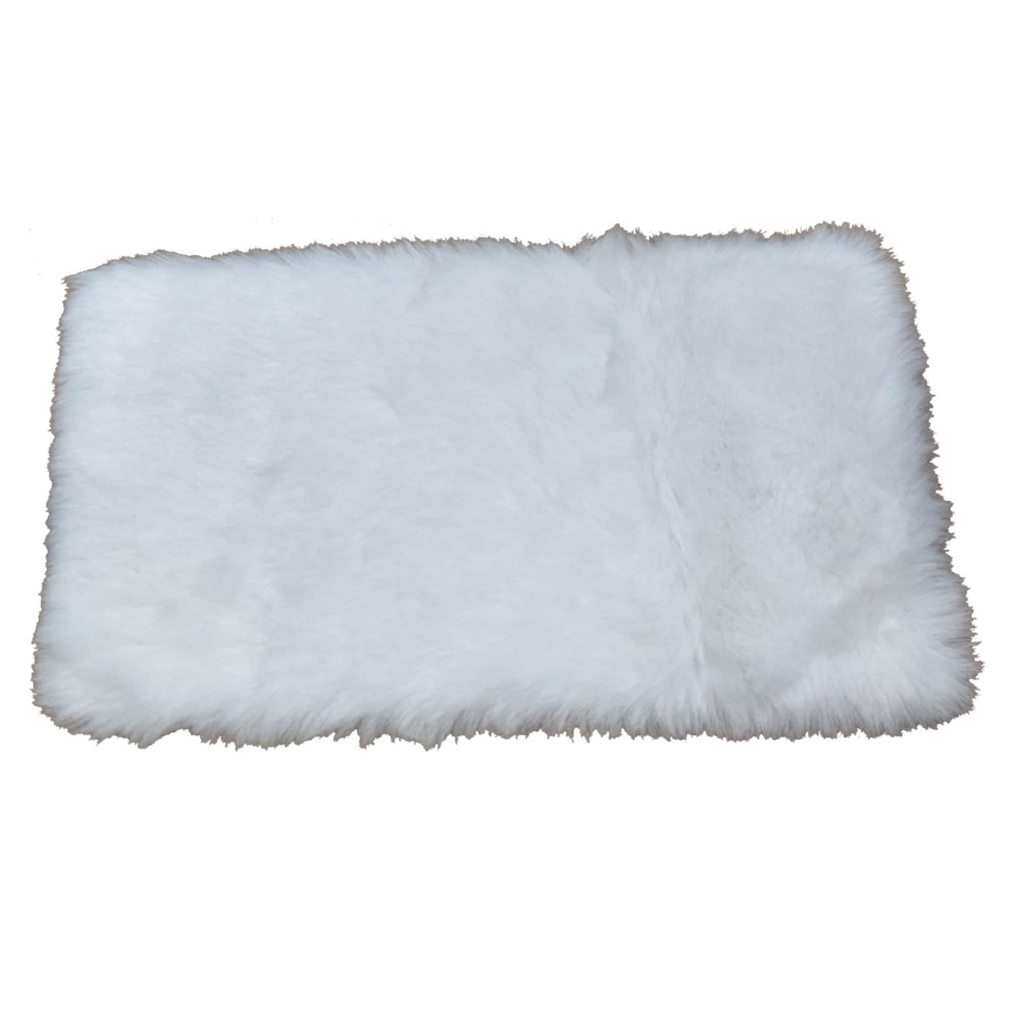 Miniature White Area Rug by Make Market®